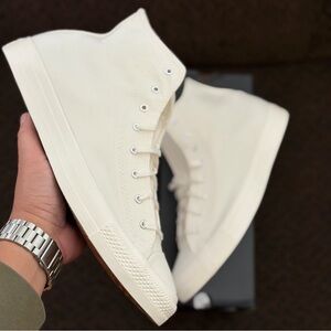 Size 11 Mens Converse White High-Top Sneakers ‘Minimalist’ New in Box